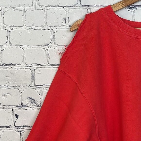 Hudson Jeans Cut Sleeve Sweatshirt - Picture 3 of 9